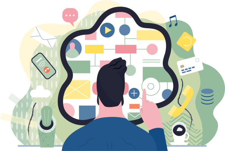 Маркетолог иллюстрация