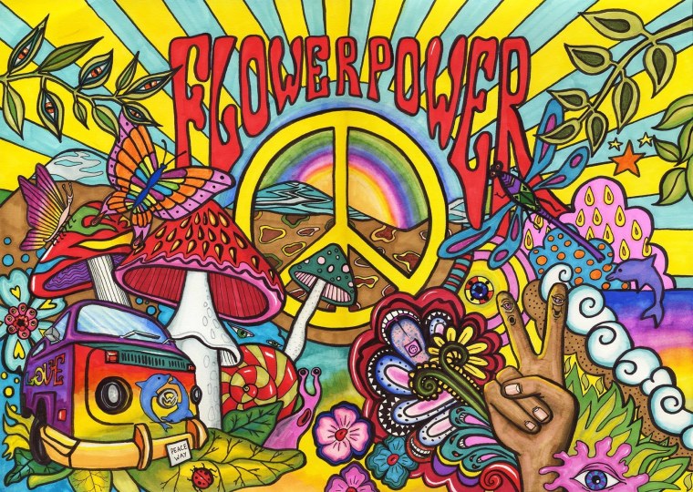 Хиппи живопись