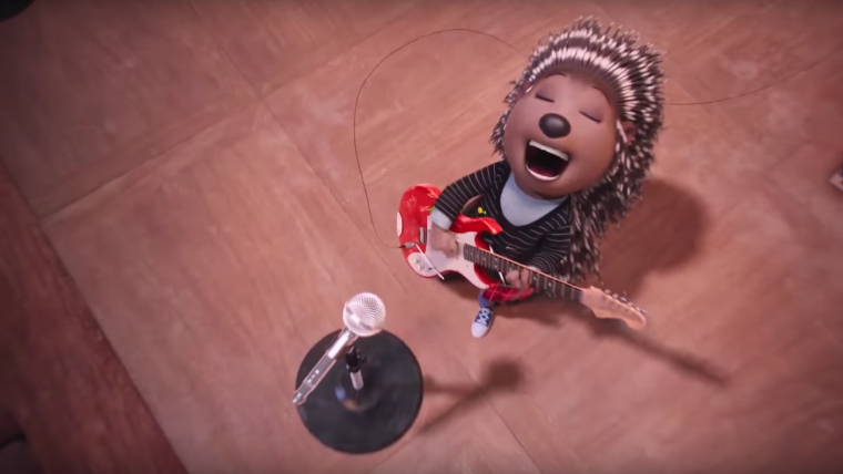 Мультяшка поет