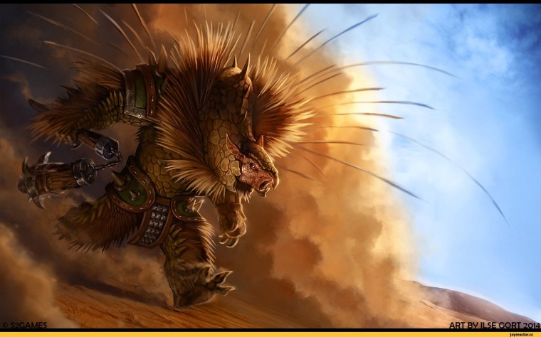 Дикобраз с цветочком