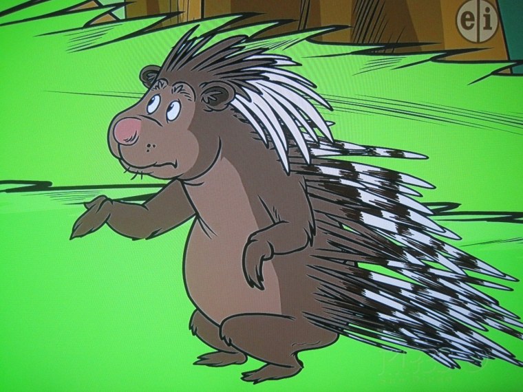 Ежик с гитарой рисунок