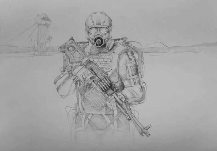 Татуировка s.t.a.l.k.e.r