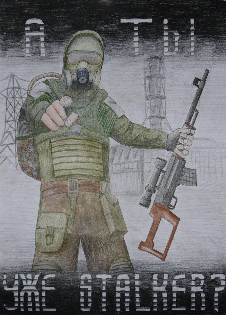 Сталкер тень Чернобыля монолит аниме