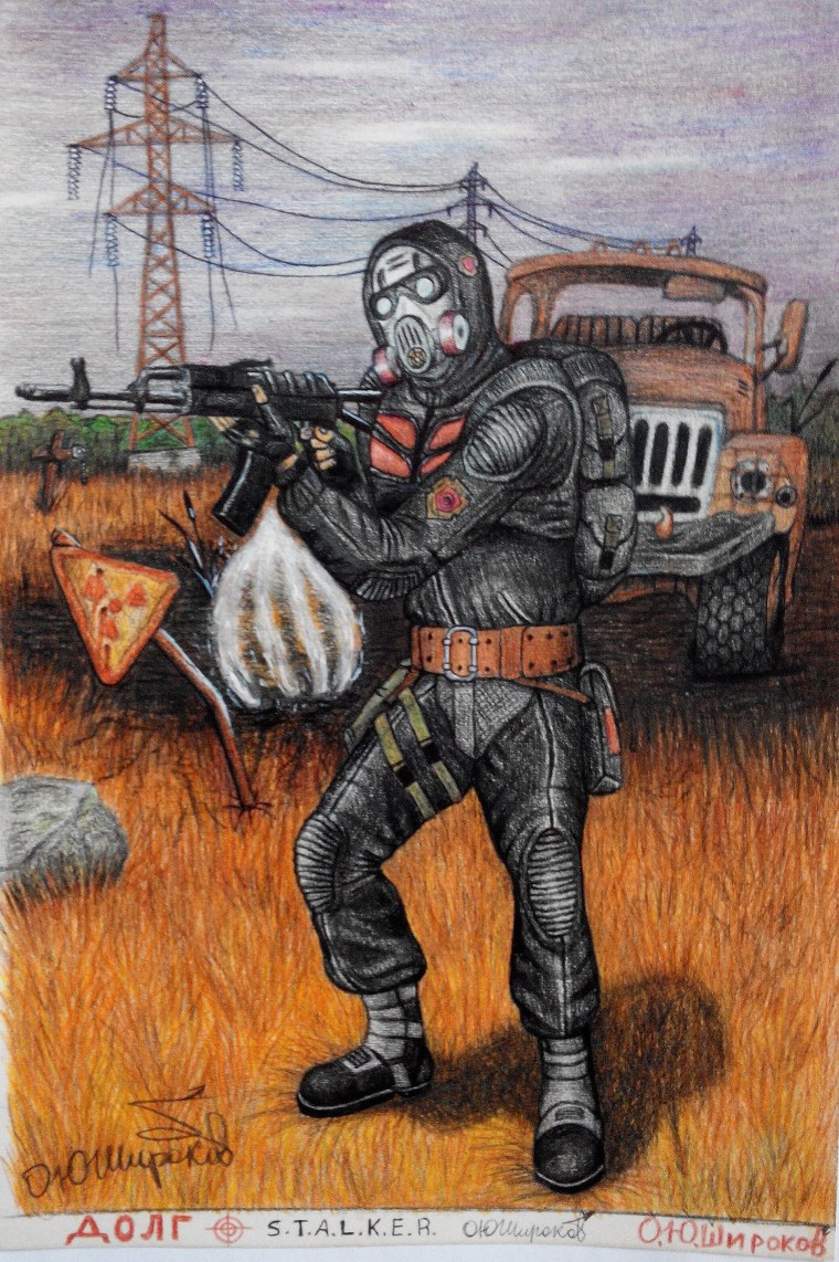 Солдаты сталкер раскраска