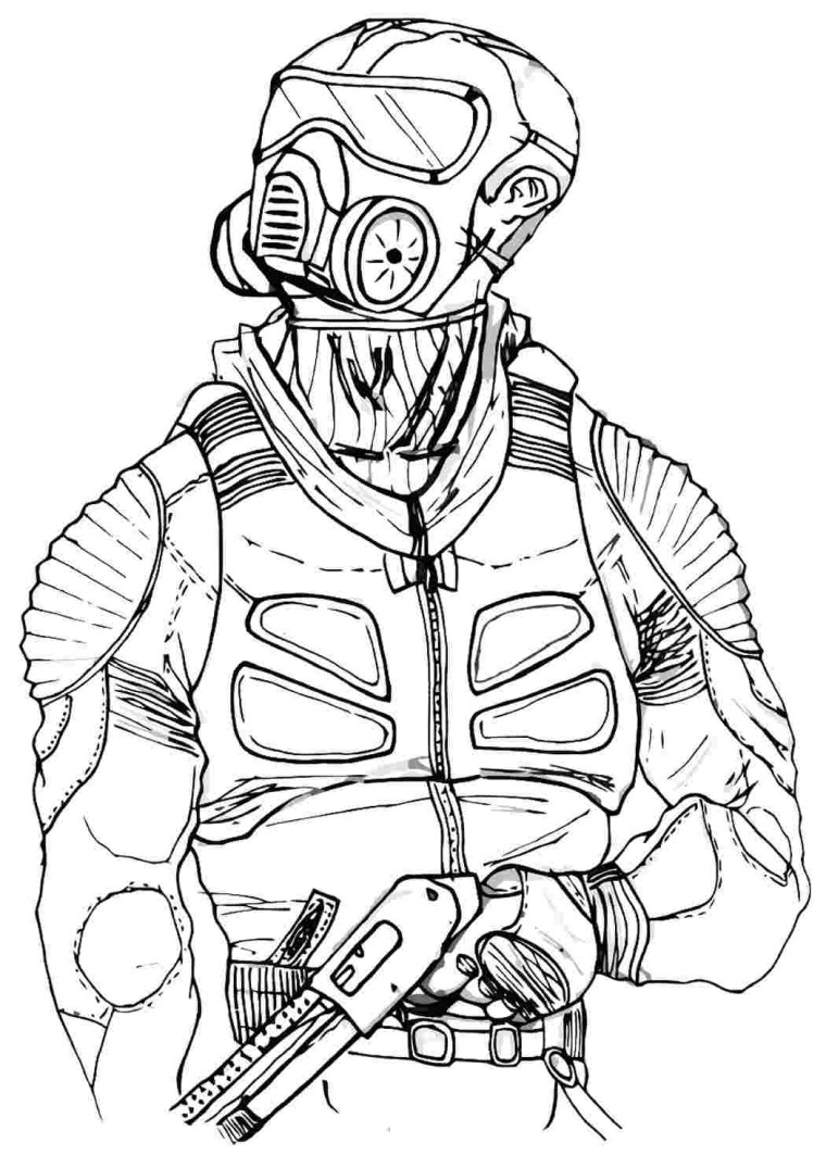 Сталкер для срисовки