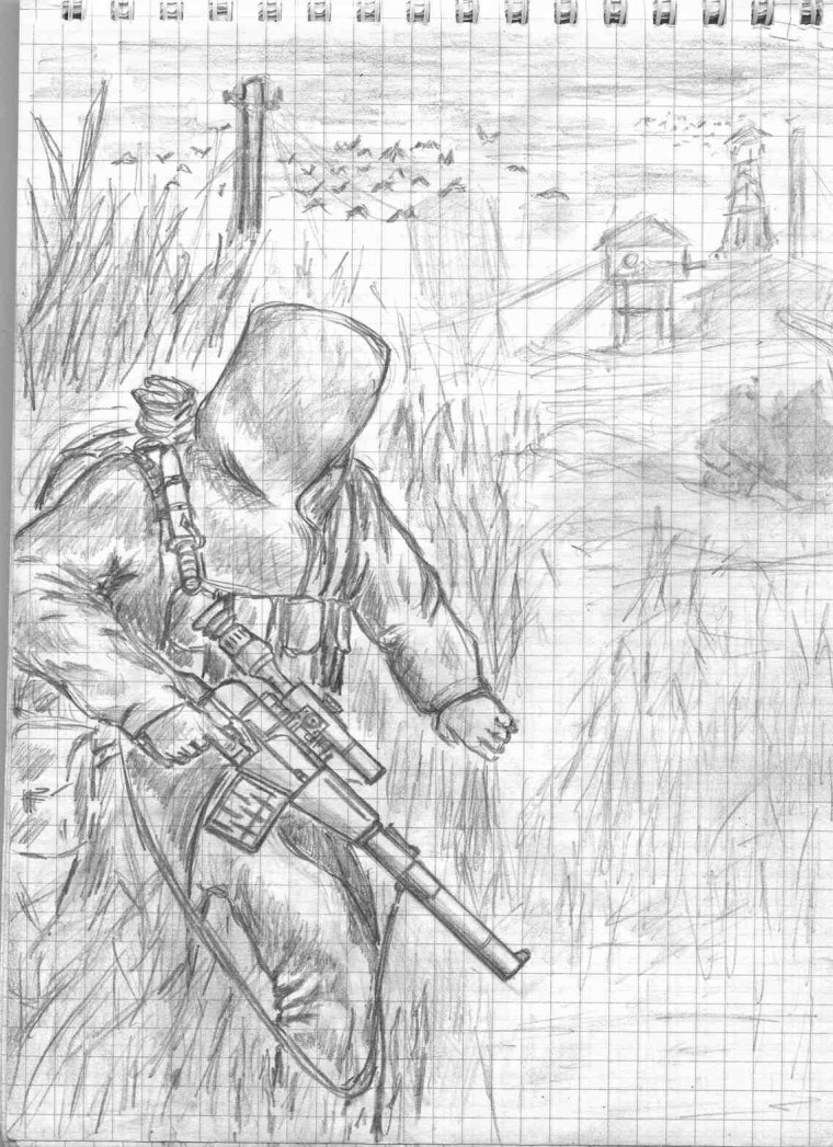 Раскраска сталкер