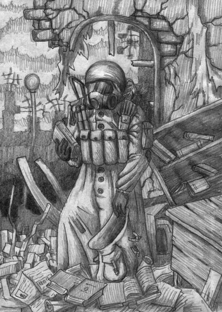 Сталкер рисунки