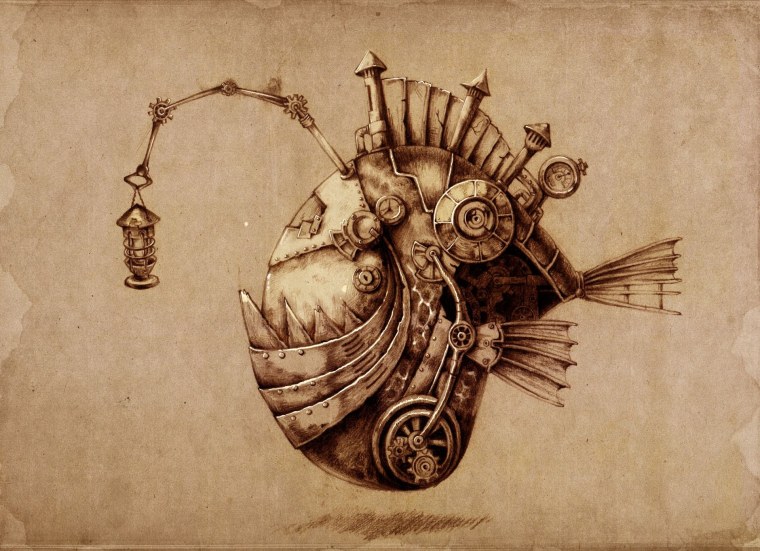 Стимпанк персонажи от итальянского художника Paride Bertolin