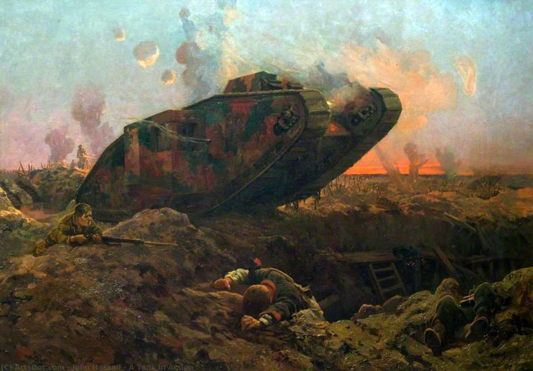 Танки в живописи русских художников