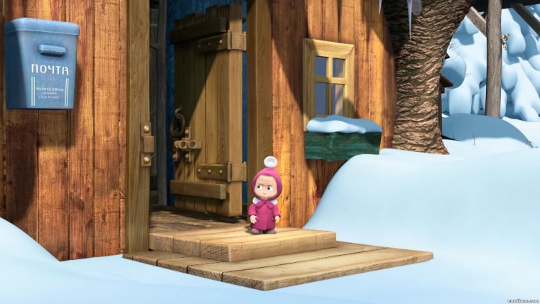 Маша и медведь Мишкин домик