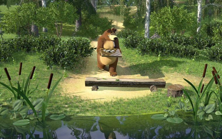 Маша и медведь Поляна