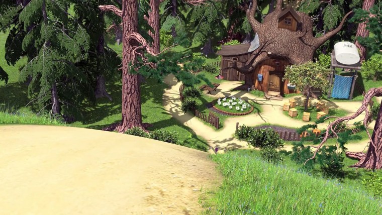 Дом медведя из Маши и медведь