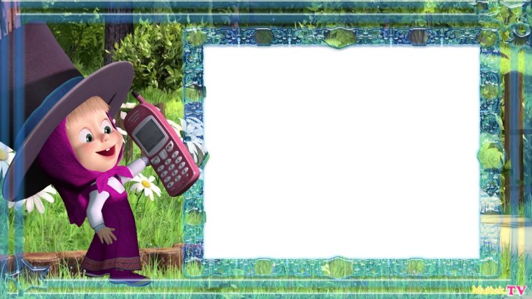 Маша и медведь фон для презентации