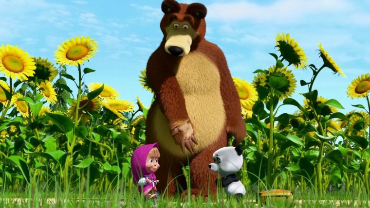 Сюжеты из мультфильма Маша и медведь