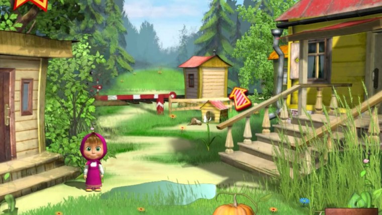 Маша и медведь подготовка к школе игра