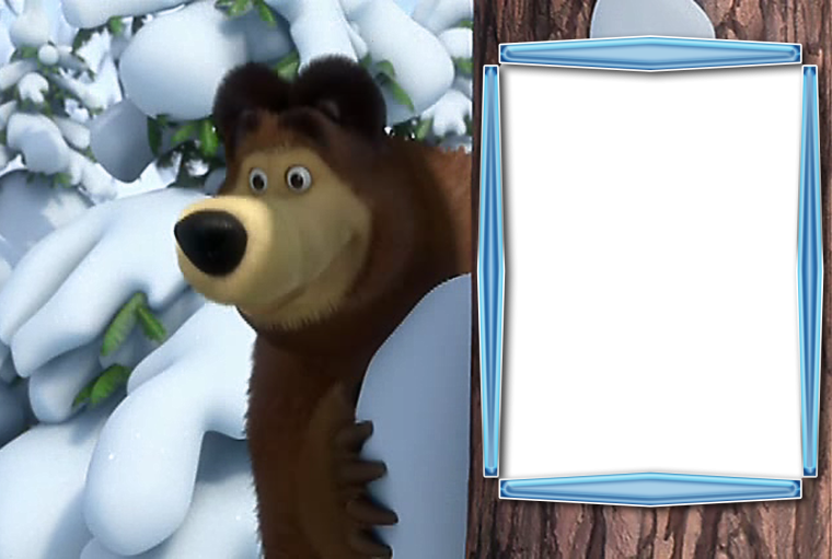 Рамка Маша и медведь