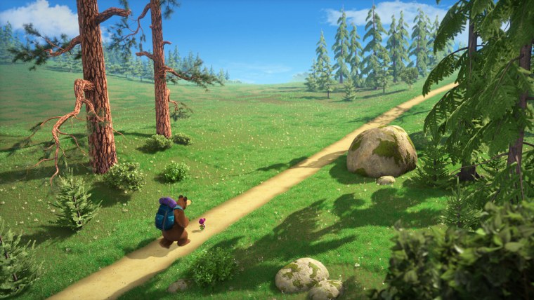 Маша и медведь лес