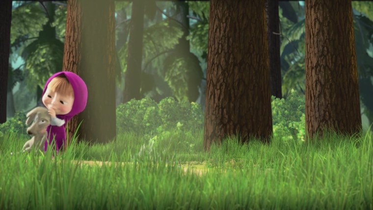 Маша и медведь первая встреча 1 зайца