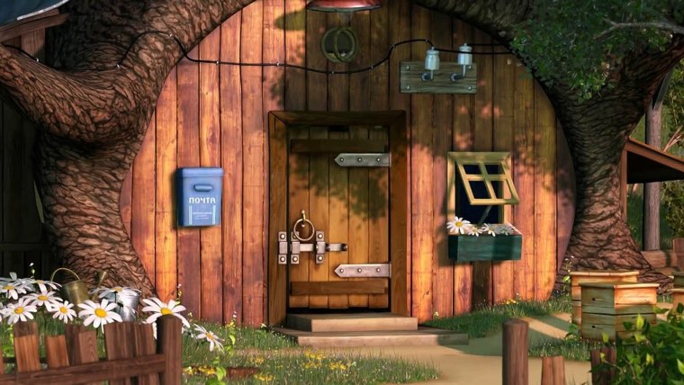 Маша и медведь Мишкин дом