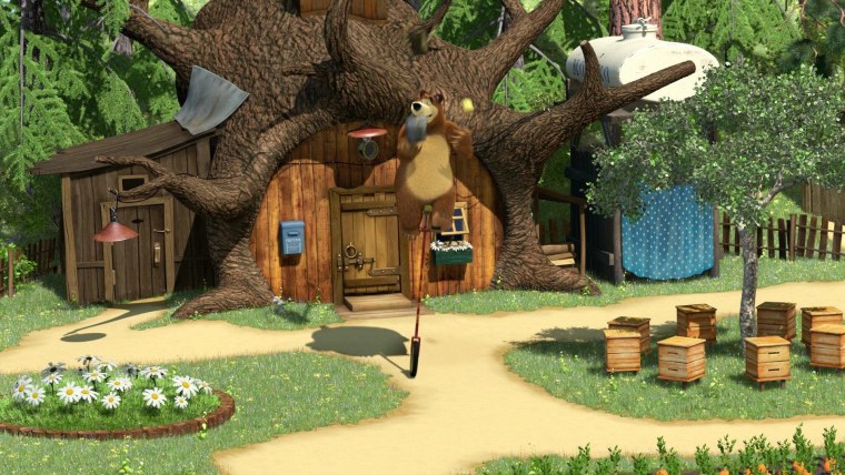 Дом Миши из мультика Маша и медведь