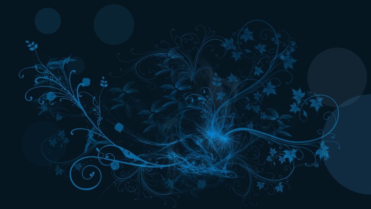 Красивые синие обои