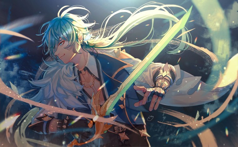 Кейа Геншин арт