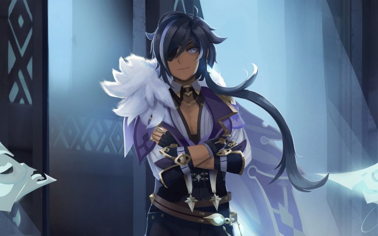 Кэйа Геншин Импакт арт