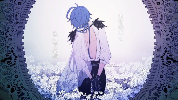 Кэйа Геншин арт