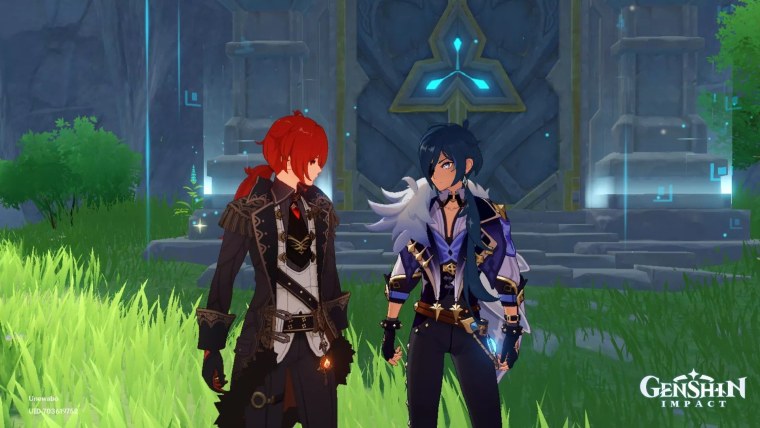 Геншин кейа и Дилюк