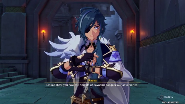 Кэйа Геншин в хорошем качестве