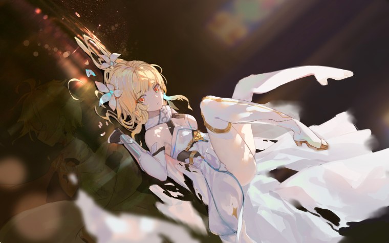 Геншин грустные арты