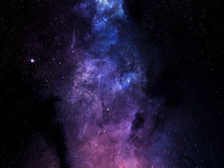 Темно синий космос 4 к