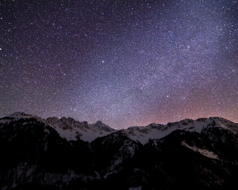 Звездное небо панорама