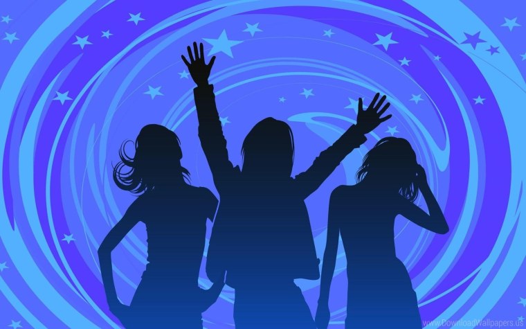 Фон для объявления дискотеки