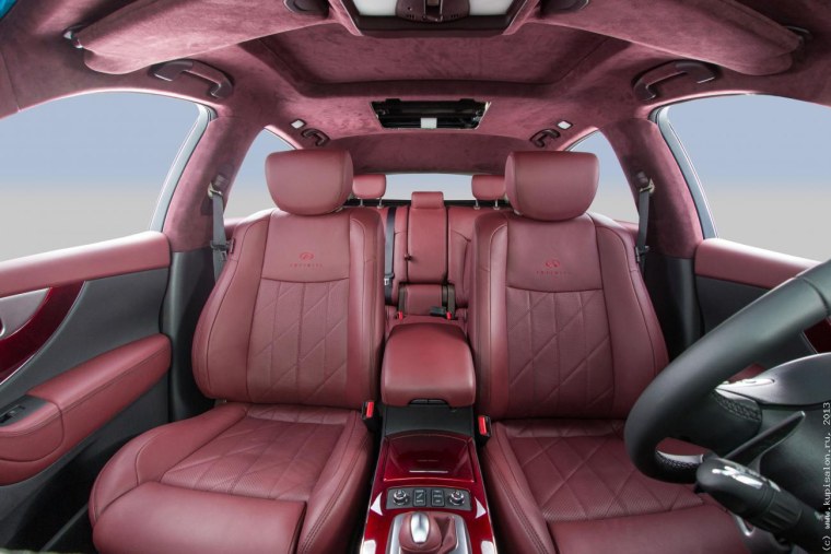 Инфинити ex37 салон бордовый