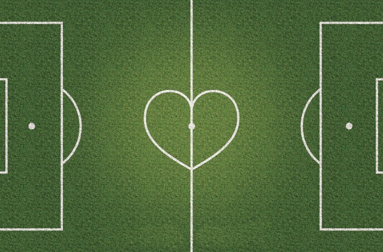 Футбольное поле 60х30 разметка