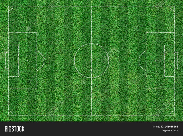 Футбольное поле вид сверху
