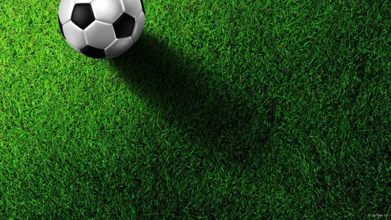 Зеленое футбольное поле