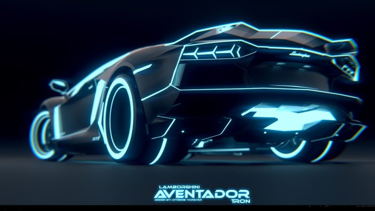 Ламборджини авентадор трон