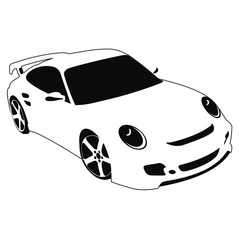 Трафарет автомобили