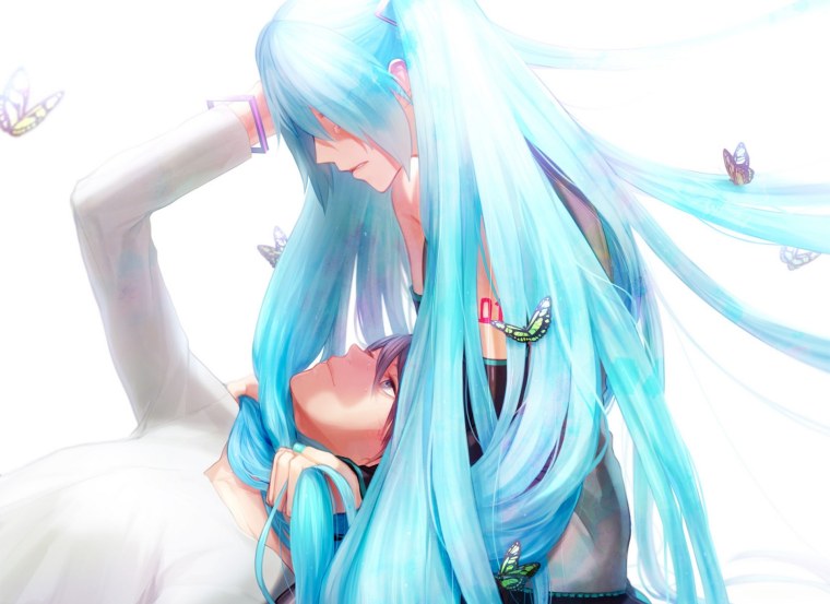 Аниме Мику Хатсуне волосы