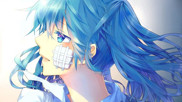 Аниме с синими волосами