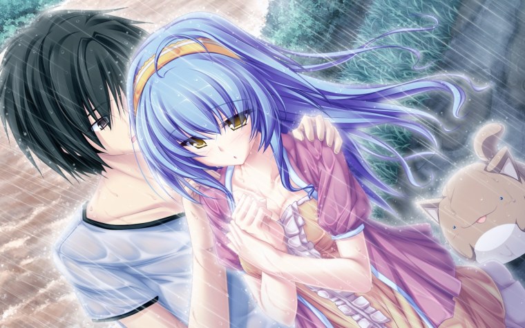 Аниме пары с синими волосами