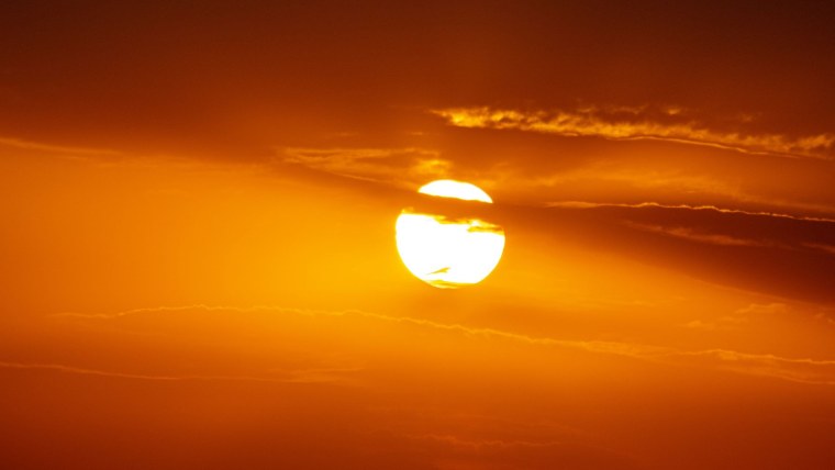 Небо закат солнце