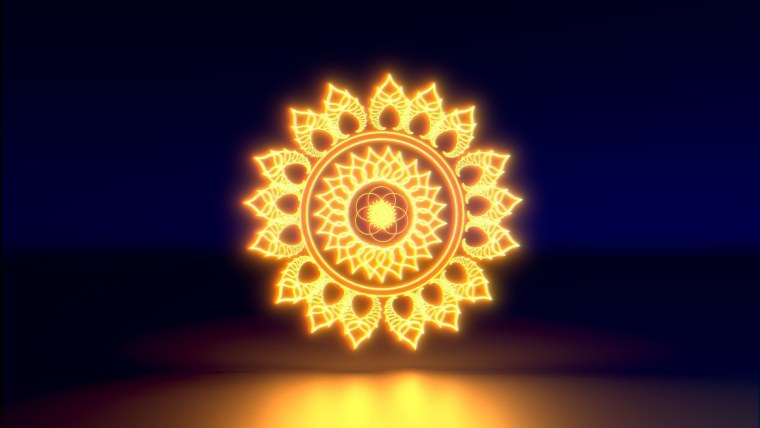 Золотая Мандала Аум