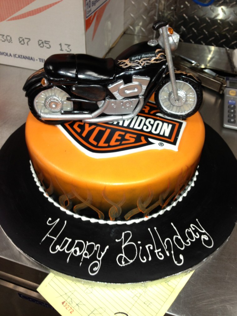 Торт для мотогонщика