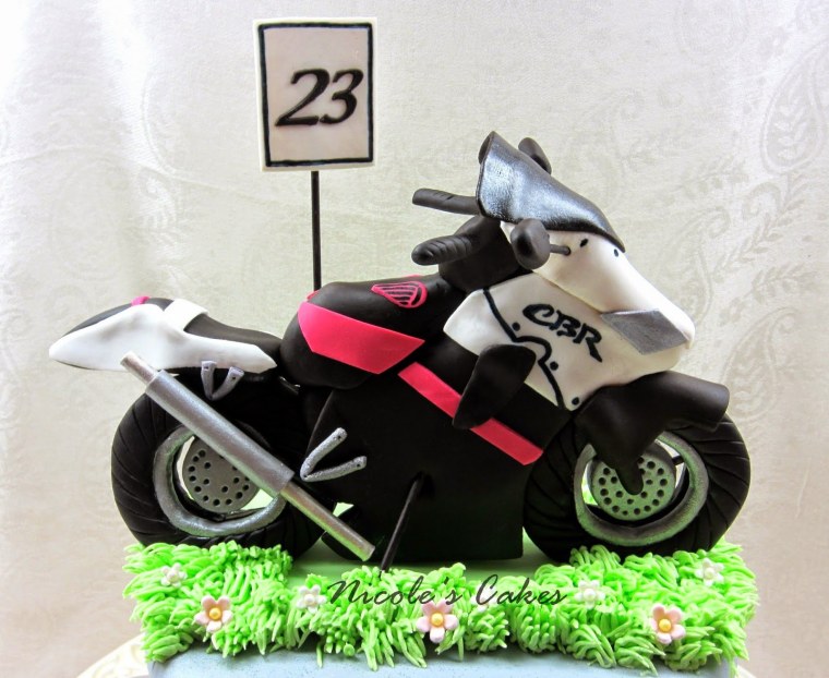 Торты с мотоциклами детский