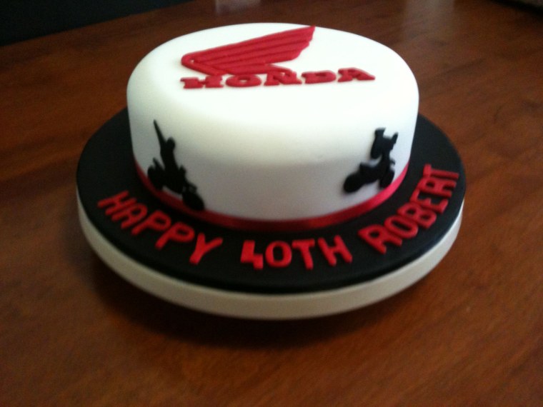 Торт мотоциклисту Хонда