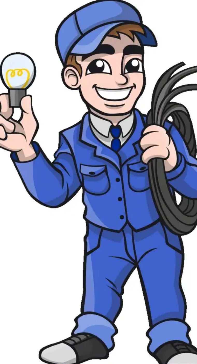 Профессия электромонтер вектор