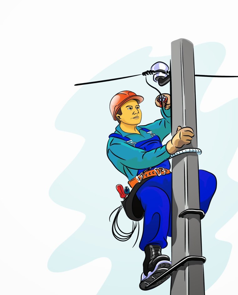 Веселый электрик